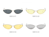 S3012 - Small True Retro Vintage Slim Metal Sunglasses - Iris Fashion Inc. | Wholesale Sunglasses and Glasses