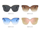 S3015 - Women Cat Eye Oversize Sunglasses - Iris Fashion Inc. | Wholesale Sunglasses and Glasses