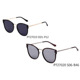 SHIVEDA-PT27020 - Women Round Cat Eye Fashion Polarized Sunglasses