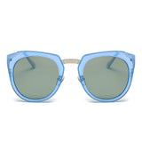 CA12 - Mirrored Polarized Lens Oversize Cat Eye Sunglasses - Iris Fashion Inc. | Wholesale Sunglasses and Glasses