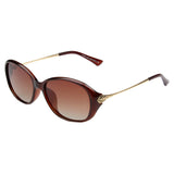 PT28012 - Women Round Oval Fashion Polarized Sunglasses