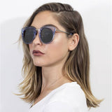 CA12 - Mirrored Polarized Lens Oversize Cat Eye Sunglasses - Iris Fashion Inc. | Wholesale Sunglasses and Glasses