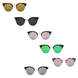 CA05 - Women Half Frame Round Cat Eye Polarized Sunglasses - Iris Fashion Inc. | Wholesale Sunglasses and Glasses