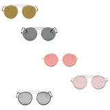 CA10 - Polarized Circle Round Brow-Bar Fashion Sunglasses - Iris Fashion Inc. | Wholesale Sunglasses and Glasses