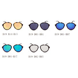 D19 - Round Brow-Bar Tear Drop Fashion Sunglasses - Iris Fashion Inc. | Wholesale Sunglasses and Glasses