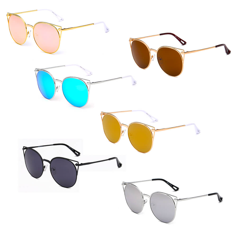 CA04 - Women Round Cat Eye Sunglasses - Iris Fashion Inc. | Wholesale Sunglasses and Glasses