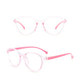 HK1002 - Kids Round Circle Fashion Blue Light Blocker Glasses