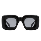 S1211-1 - Square Oversize Fashion Thick Frame Chunky Wholesale Sunglasses