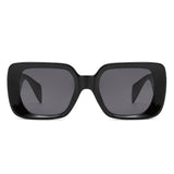 HS2222 - Oversized Chunky Fashion Square Sunglasses - Iris Fashion