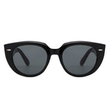 HS1424 - Women Round Cat Eye Fashion Sunglasses