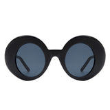 HS1267 - Oversize Retro Chic Fashion Round Women Wholesale Sunglasses