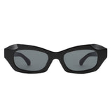 HS1290 - Women Fashion Square Retro Narrow Cat Eye Wholesale Sunglasses