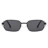 HJ2078 - Rectangle Retro Narrow Geometric Square Wholesale Sunglasses