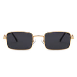 HJ2151 - Women Slim Rectangle Metal Fashion Sunglasses