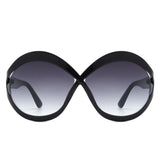 HS2145 - Oversize Chic Oval Fashion Women Round Wholesale Sunglasses