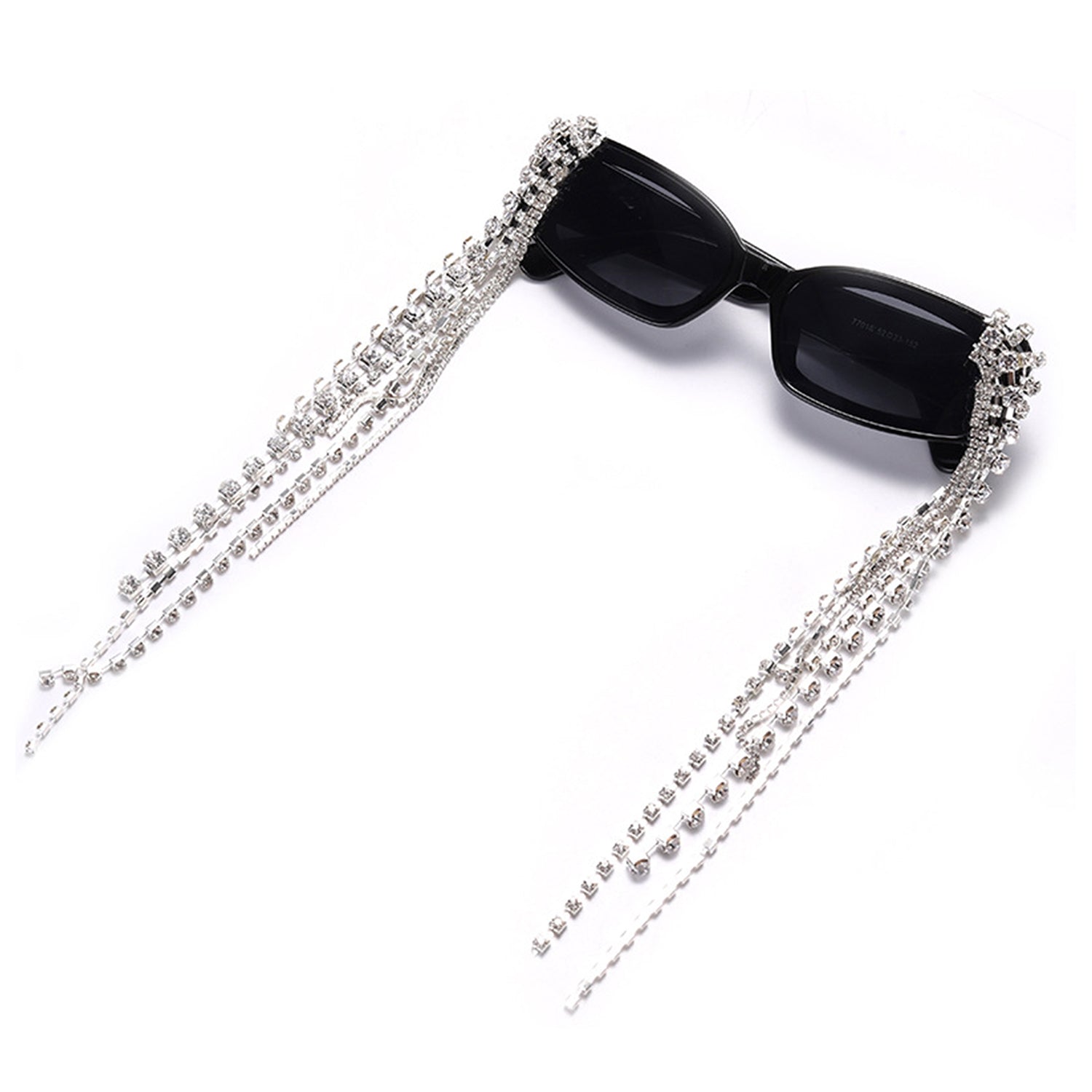 HS3016 - Rectangle Modern Luxury Rhinestone Chi Women Fashion Wholesale Sunglasses