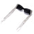 HS3016 - Rectangle Modern Luxury Rhinestone Chi Women Fashion Wholesale Sunglasses
