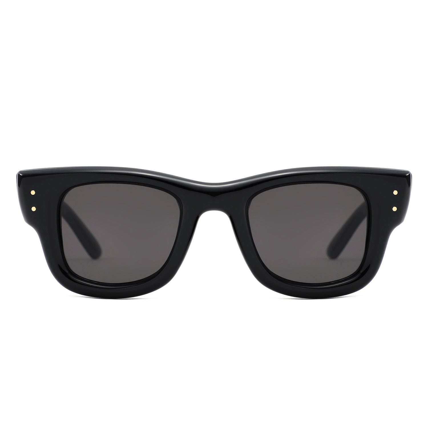 HS1417 - Retro Chunky Thick Frame Square Wholesale Sunglasses - Iris Fashion