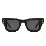 HS1417 - Retro Chunky Thick Frame Square Wholesale Sunglasses - Iris Fashion