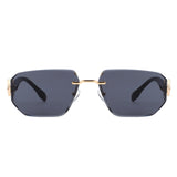 HJ2139 - Geometric Rimless Sleek Fashion Women Sunglasses