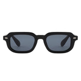 S1257 - Retro Flat Top Tinted Bold Square Wholesale Sunglasses