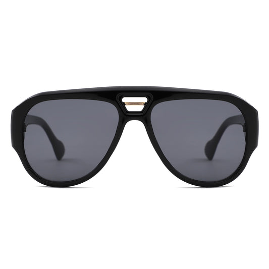 HS2267 - Women’s Oversized Aviator Fashion Sunglasses - Iris Fashion