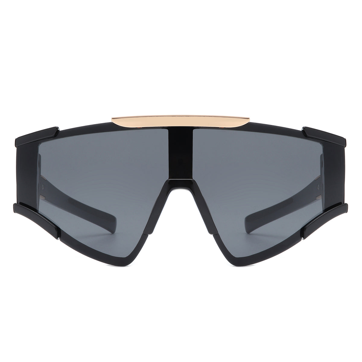 Fashion Wholesale Square Flat Top Sunglasses With Metal Top Bar In