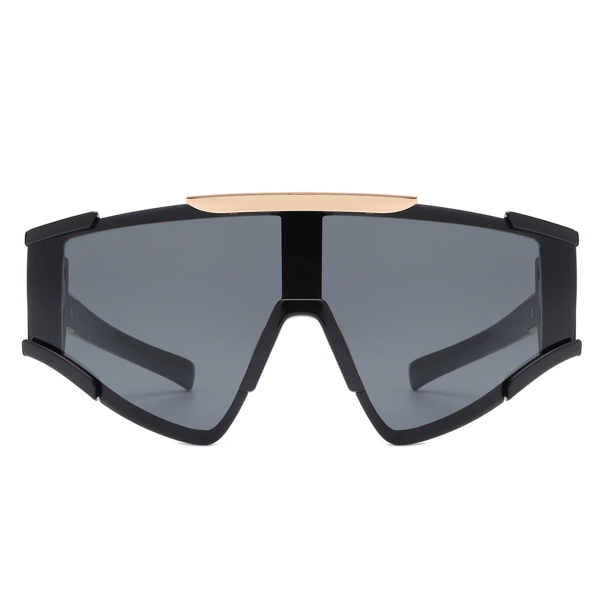HS3021 - Square Oversize Fashion Shield Flat Top Sport Wholesale Sunglasses