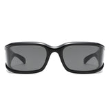 HS2223 - Oversize Retro Y2K Wrap Rectangle Wholesale Sunglasses