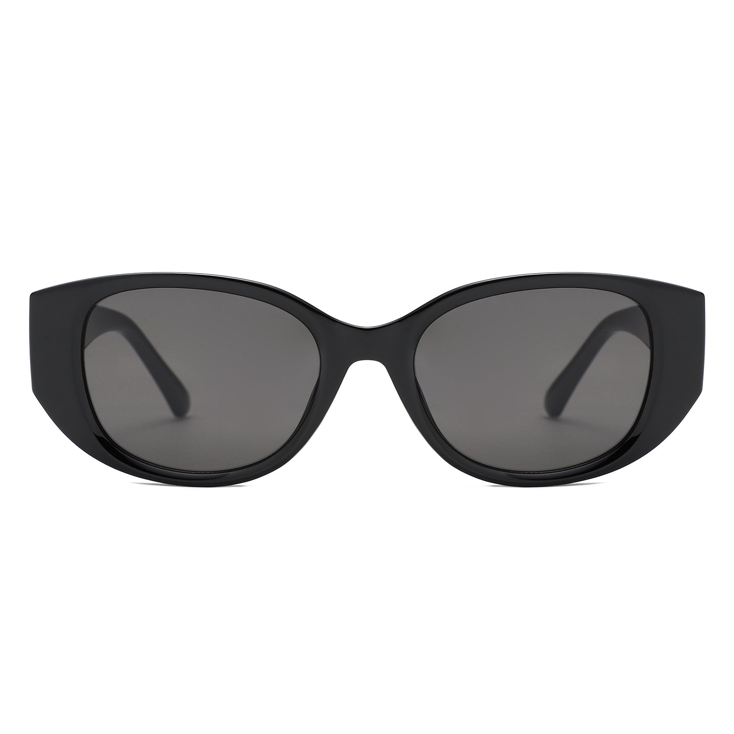 HS2214 - Women Oversized Oval Cat Eye Sunglasses - Iris Fashion