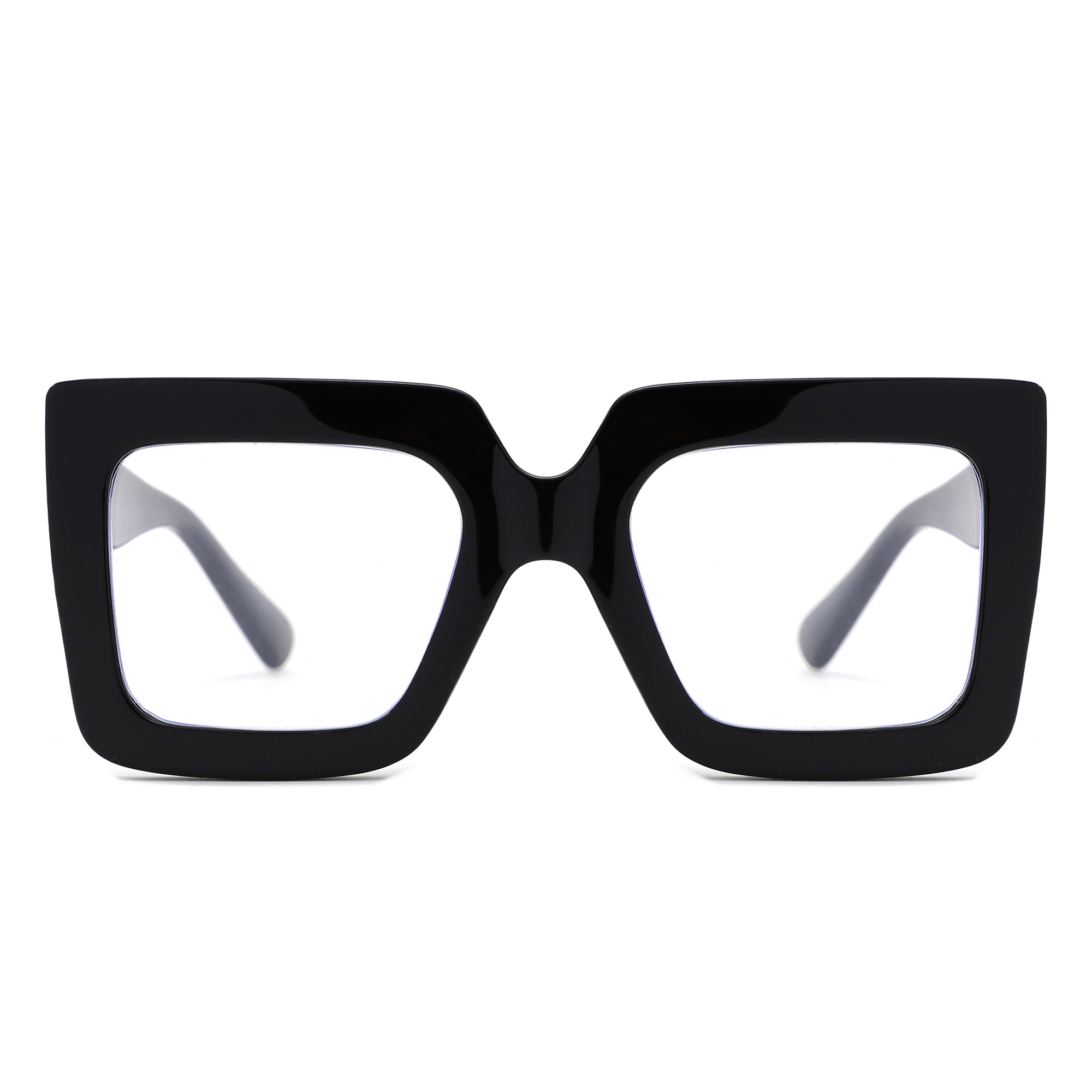 HB1004 - Oversized Square Blue Light Blocking Glasses - Iris Fashion