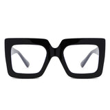 HB1004 - Oversized Square Blue Light Blocking Glasses - Iris Fashion