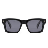 P/C009 - Retro Bold Modern Fashion Square Wholesale Sunglasses - Iris Fashion