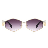 HJ2118 - Geometric Luxurious Fashion Women Wholesale Sunglasses
