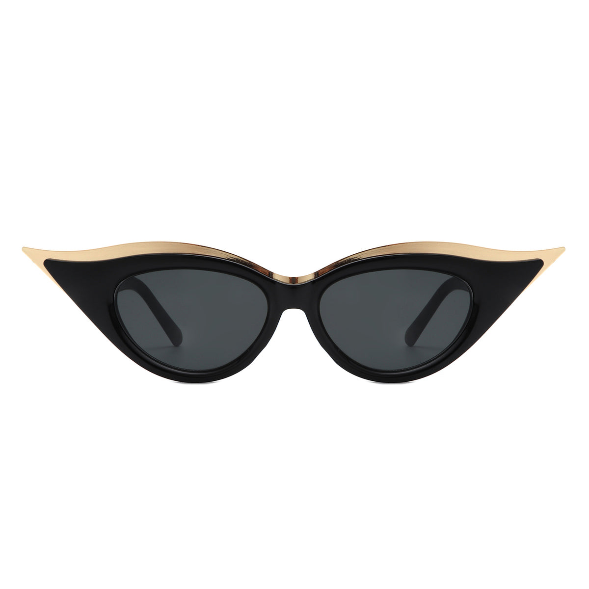 HS1237 - Women Round Fashion Extreme Cat Eye Wholesale Sunglasses