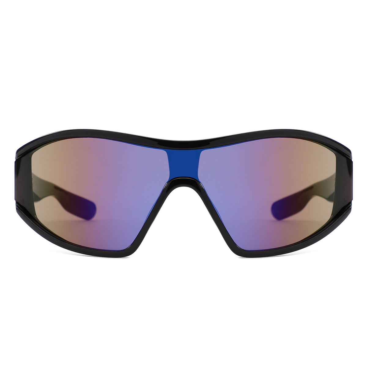 S1258 - Oversize Sport Wraparound Shield Wholesale Sunglasses