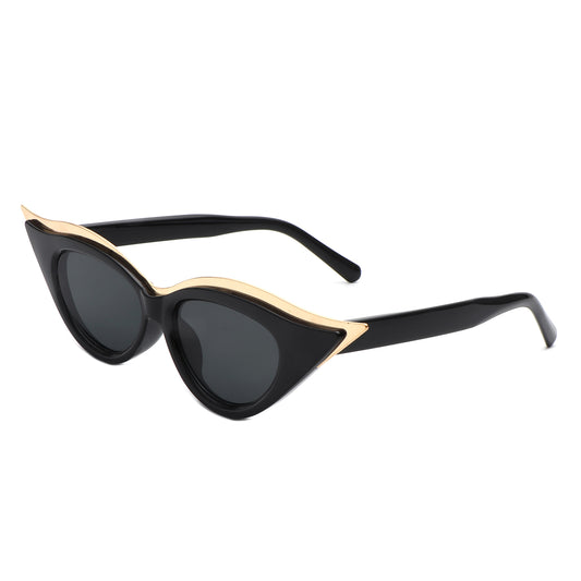 HS1237 - Women Round Fashion Extreme Cat Eye Wholesale Sunglasses