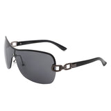 HW2042 - Oversize Square Rimless Flat Top Tinted Fashion Wholesale Sunglasses