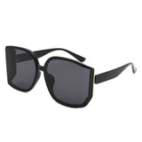 HS2163 - Oversize Square Curved Lens Butterfly Wholesale Sunglasses