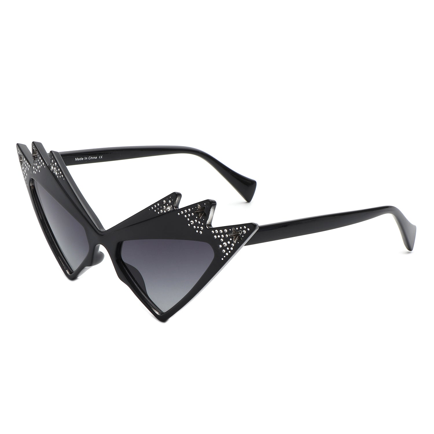 S1217 - Futuristic Triangle Irregular Fashion Cat eye Wholesale Sunglasses