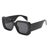 HS2222 - Oversized Chunky Fashion Square Sunglasses - Iris Fashion