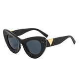 HS2133 - Women Fashion Retro Round Cat Eye Wholesale Sunglasses