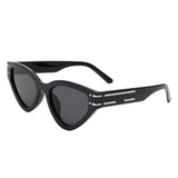 HS1264 - Women Chic Fashion Triangle Retro Cat Eye Wholesale Sunglasses