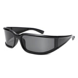 HS2223 - Oversize Retro Y2K Wrap Rectangle Wholesale Sunglasses
