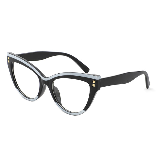 HS1304 - Women Double Tone Frame Anti Blue Light Wholesale Glasses - Iris Fashion