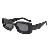HS1312 - Rectangle Narrow Fashion Chunky Women Wholesale Sunglasses