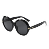 HS1436 - Women Oversized Fashion Round Sunglasses