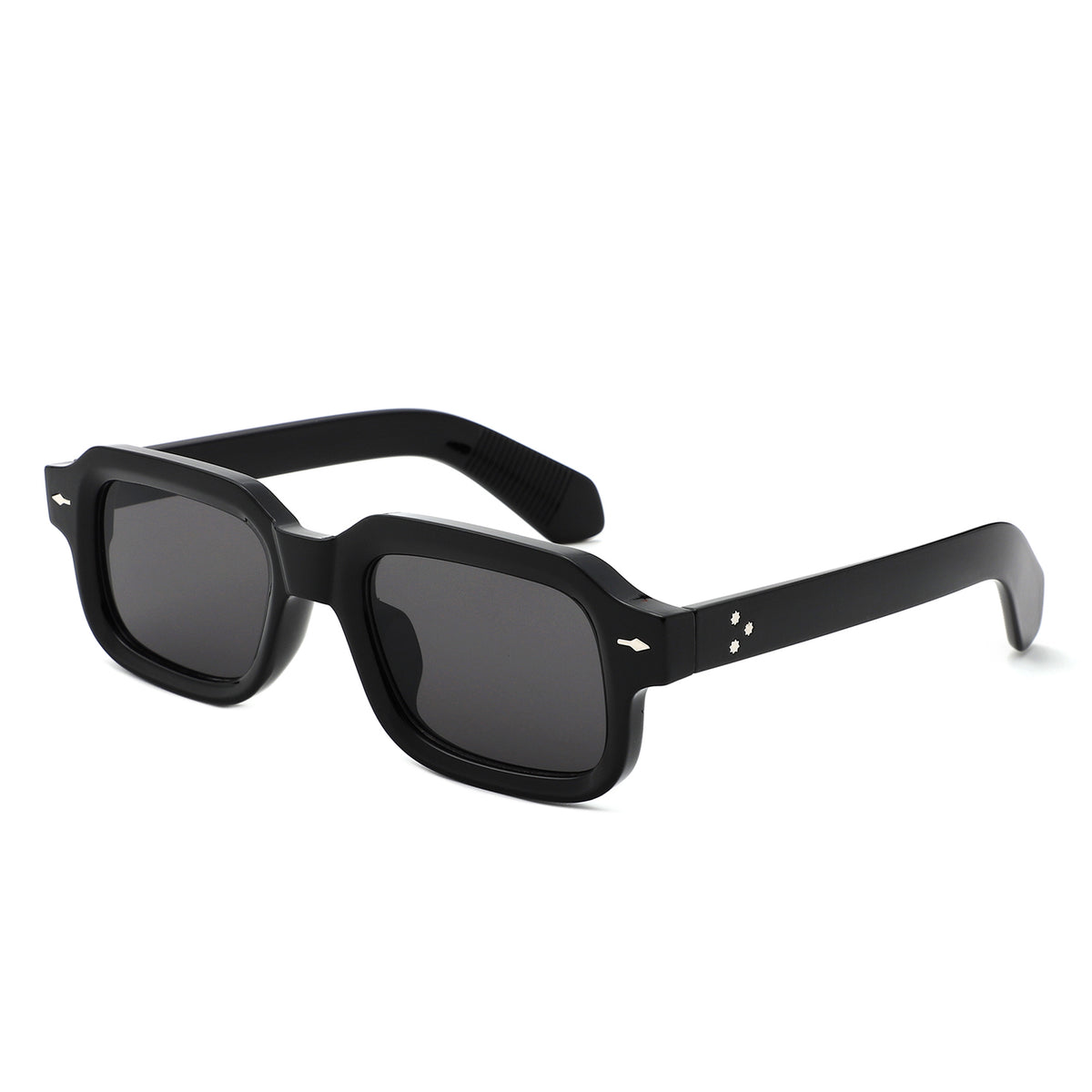 HS1355 -  Vintage Square Flat Top Retro Fashion Wholesale Sunglasses - Iris Fashion