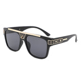 HS2168 - Retro Square Aviator Style Fashion Wholesale Sunglasses