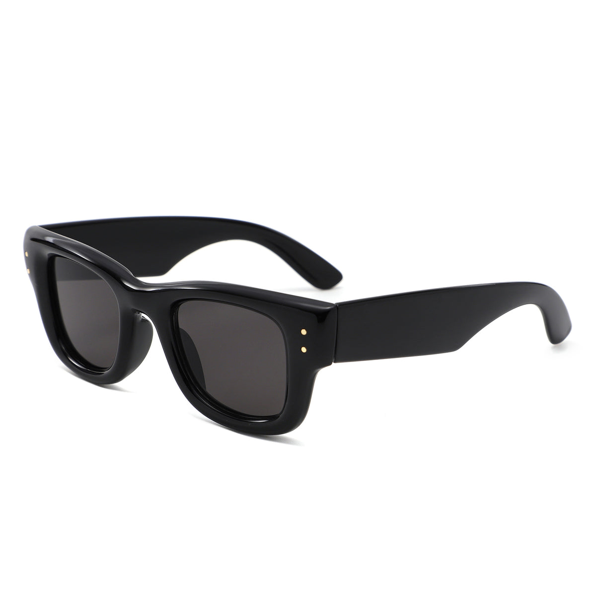 HS1417 - Retro Chunky Thick Frame Square Wholesale Sunglasses - Iris Fashion